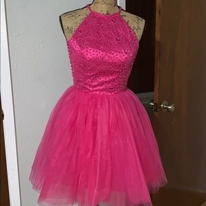 Pink sparkly Prom Dress☑️